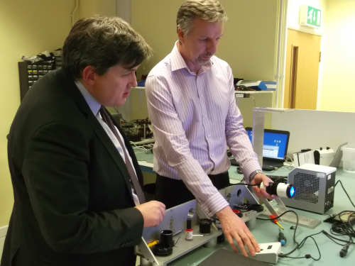 Kit Malthouse visits CoolLED 500