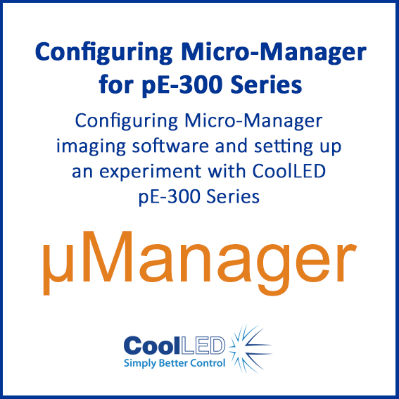 New Micro-Manager tutorial for pE-300 Series and pE-340fura