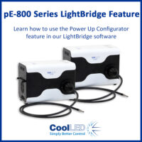 pE-800 Series LightBridge – Power Up Configurator