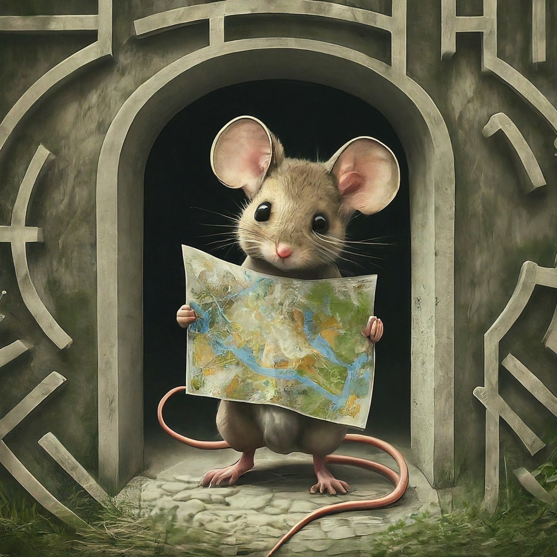 Mouse map maze