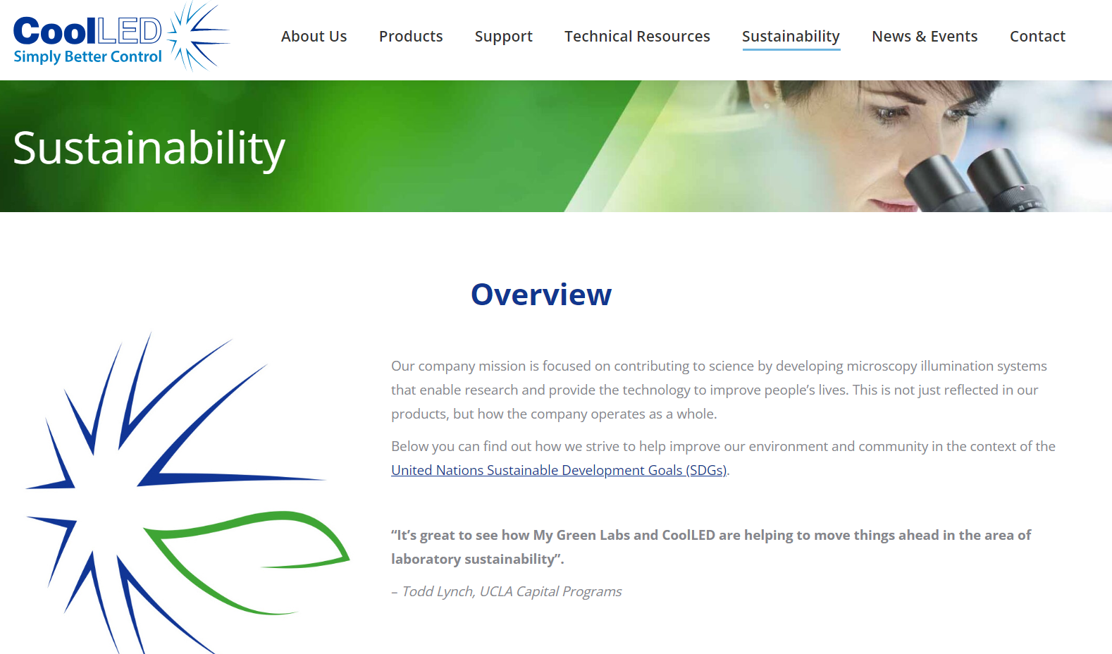 Sustainability homepage Sustainability homepage