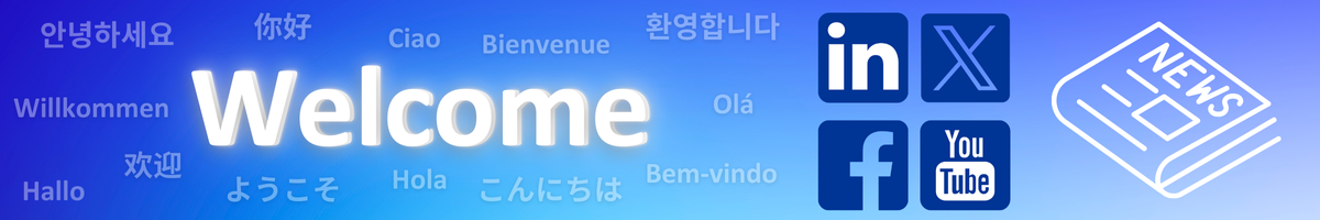 Welcome social media banner