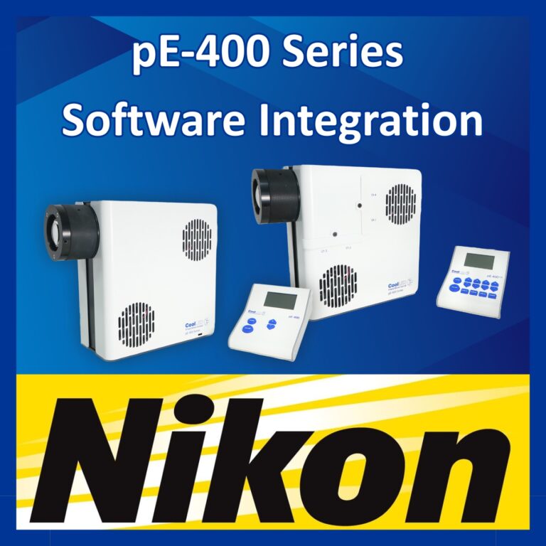 NIS Elements Supports pE-400 Series for Advanced Microscopy Illumination
