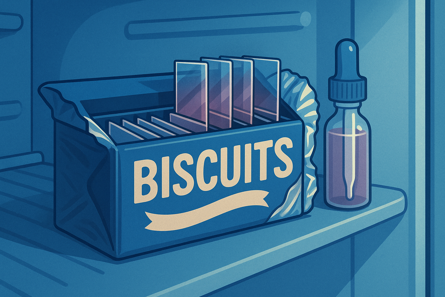 slide storage as biscuits