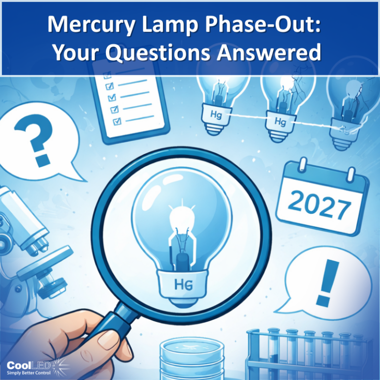 Mercury Lamp Phase-Out in Fluorescence Microscopy: Your Questions Answered