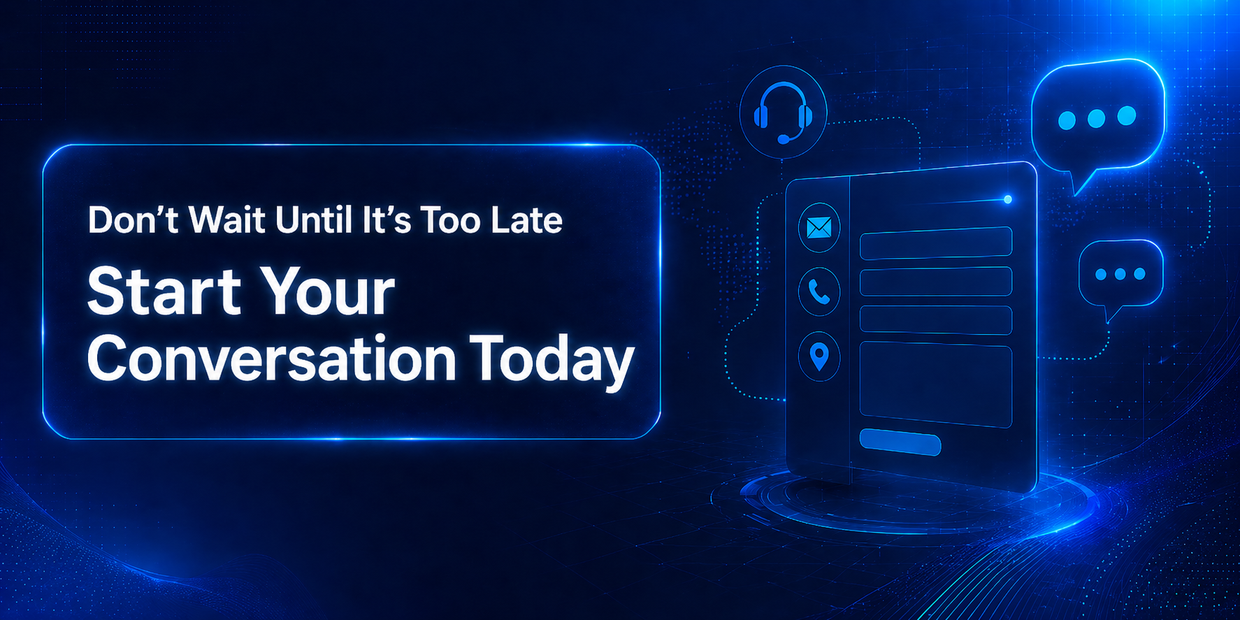 don't wait act now