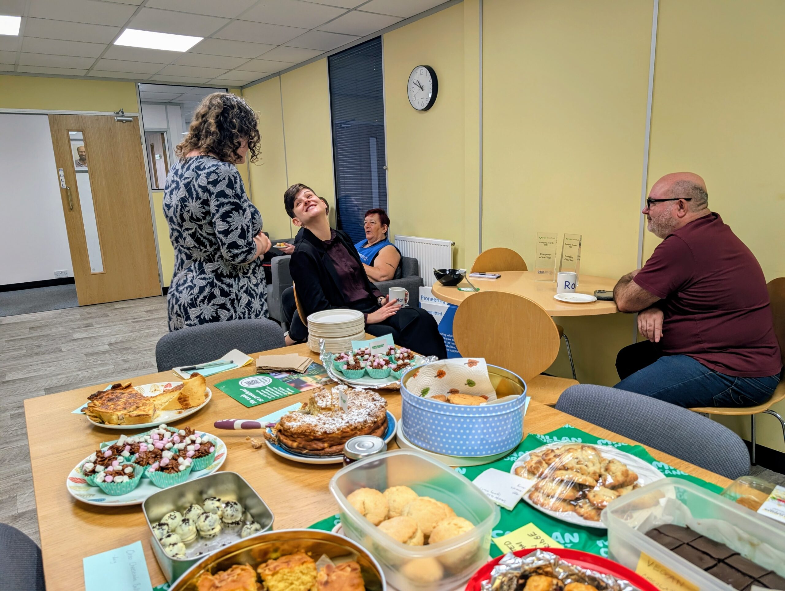 Macmillan Coffee Morning at CoolLED