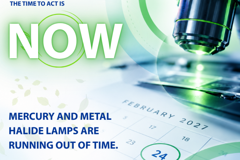Preparing for the EU RoHS mercury deadline in fluorescence microscopy