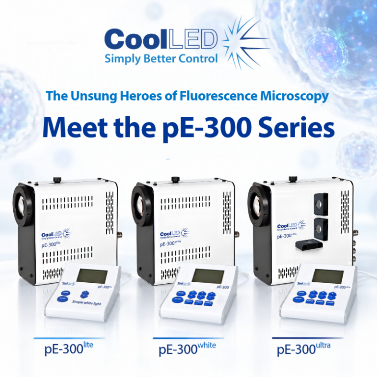 The Unsung Heroes of Fluorescence Microscopy: Meet the pE-300 Series