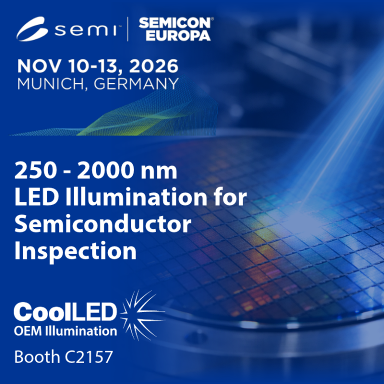 CoolLED at Semicon Europa 2026 – LED Illumination for Inspection and Metrology